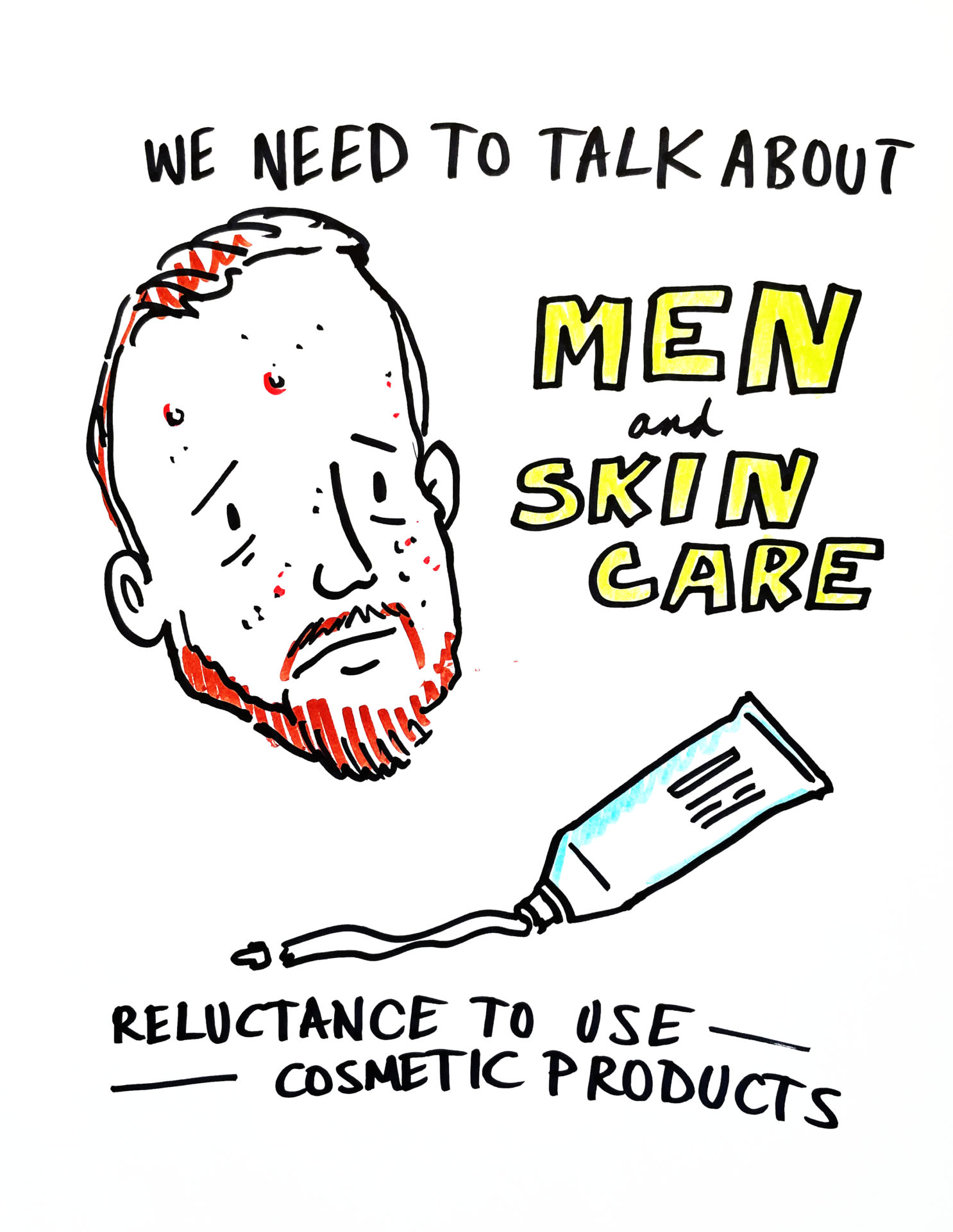 Men and skin care